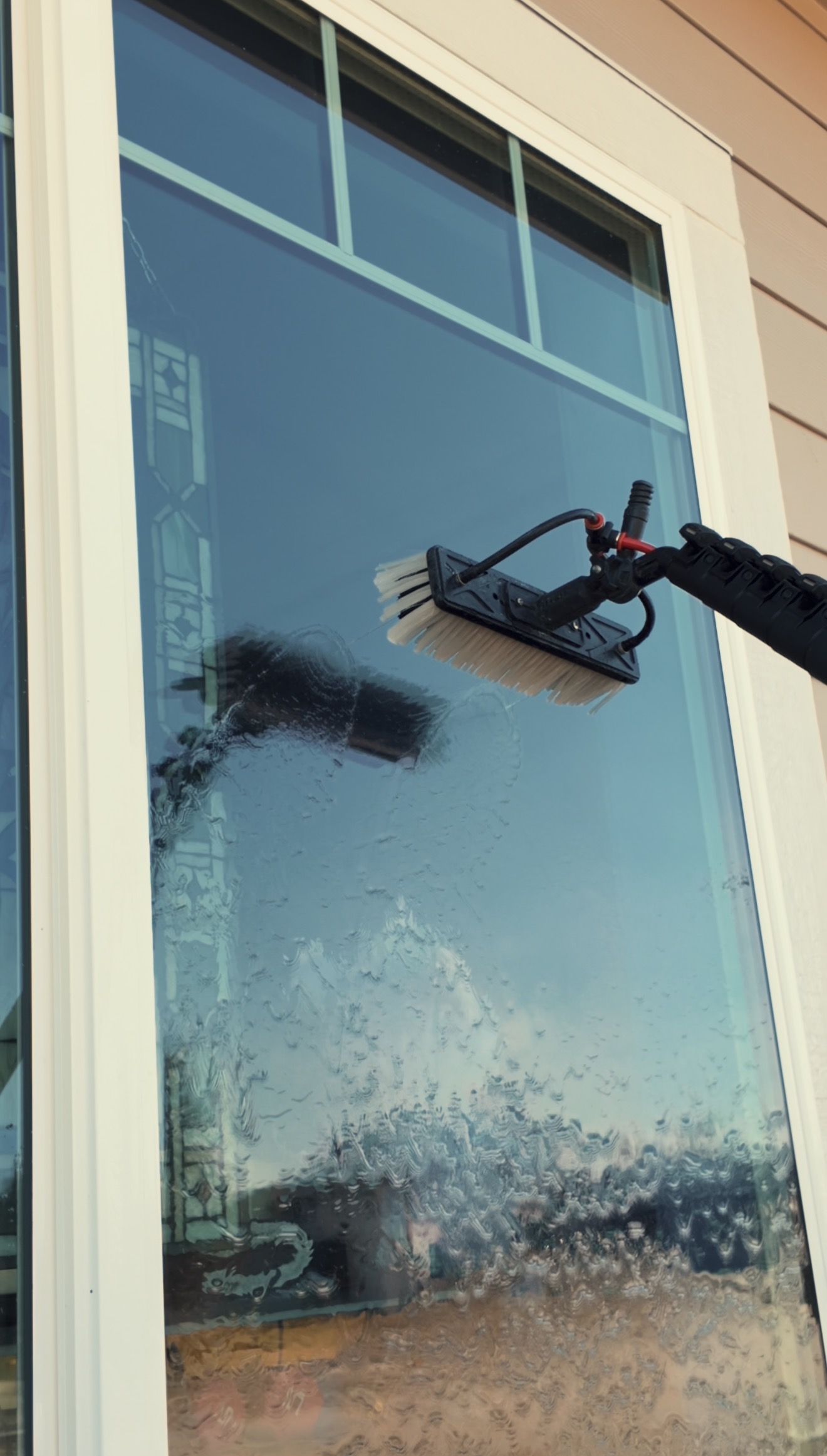 Rinse — window cleaning step