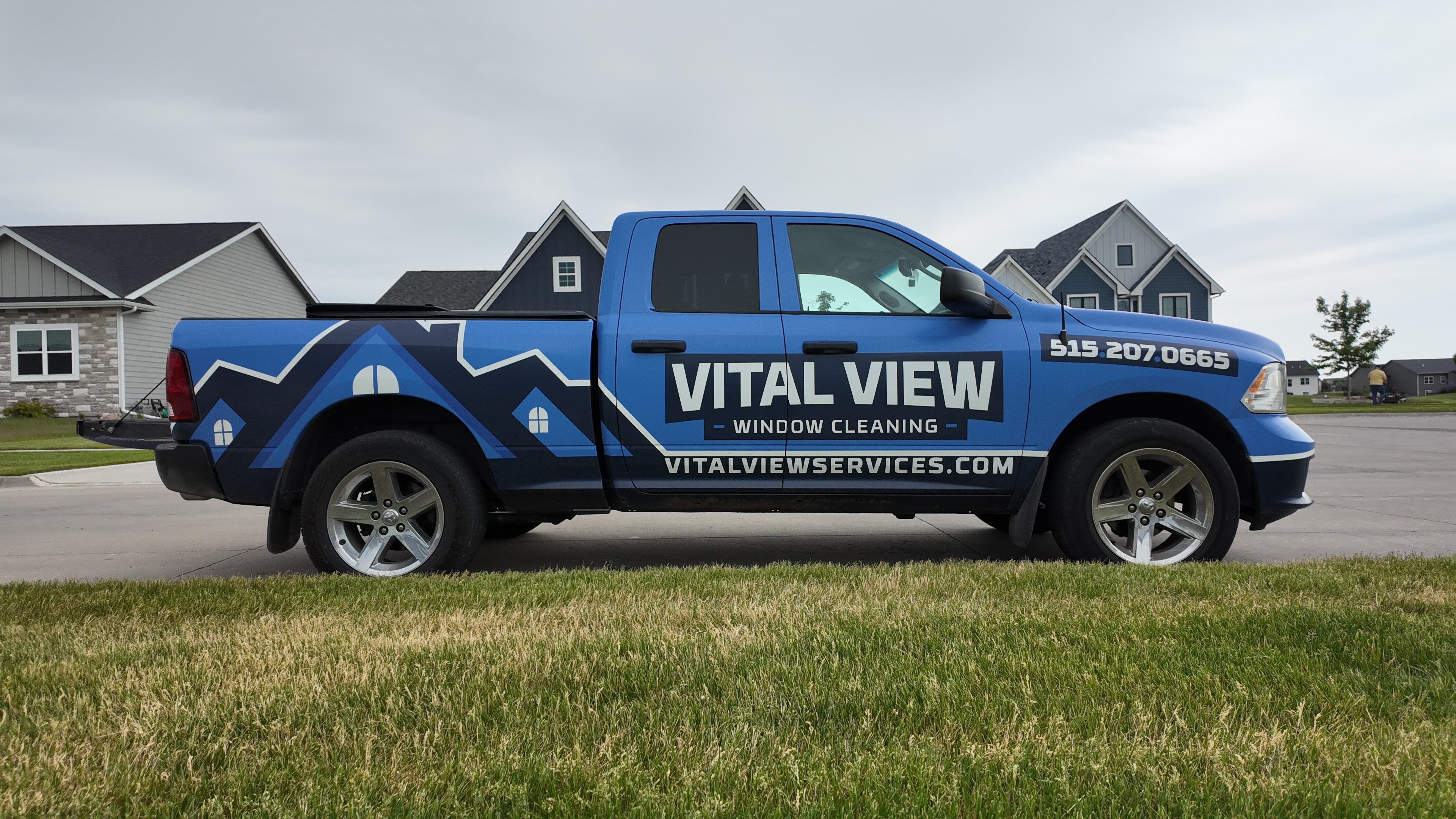 Vital View Window Cleaning truck
